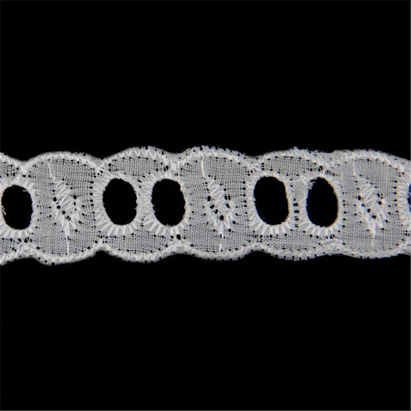2CM 2018 New Lace Embroidery TC Polyester Cotton Lace for Decoration