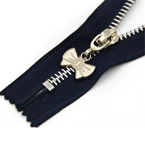 2018 wholesale coat metal nickel brass zipper