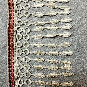 new african design polyester bridal  tassel lace for dress
