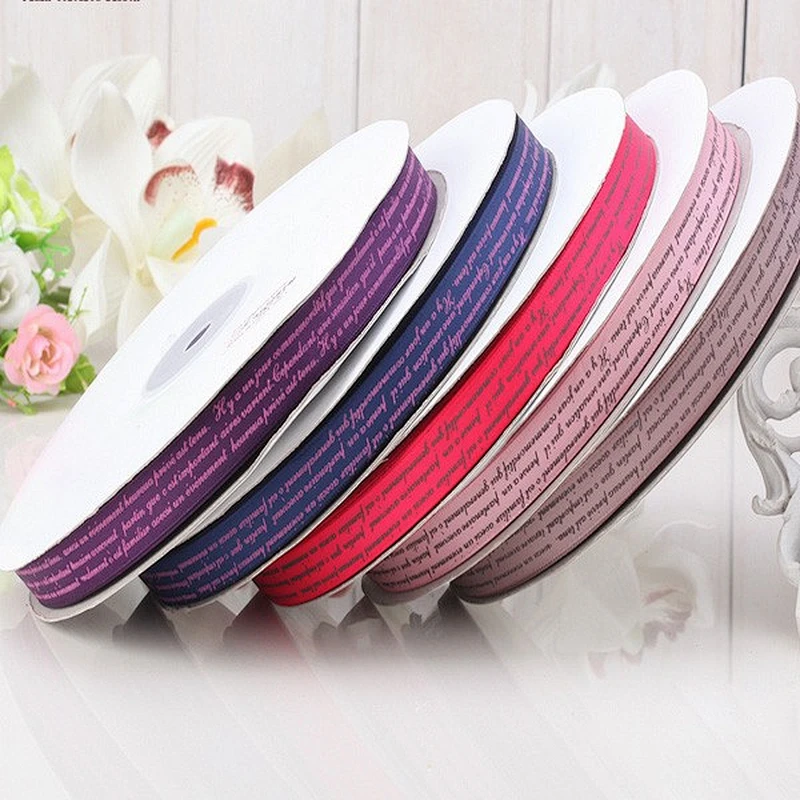Custom Printed Elastic Satin Ribbon