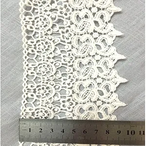 2019 cotton lace african lace fabric chemical lace trim
