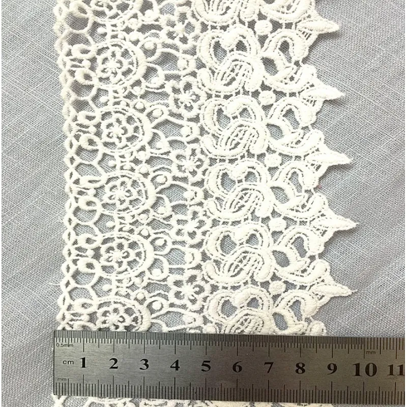 2019 cotton lace african lace fabric chemical lace trim