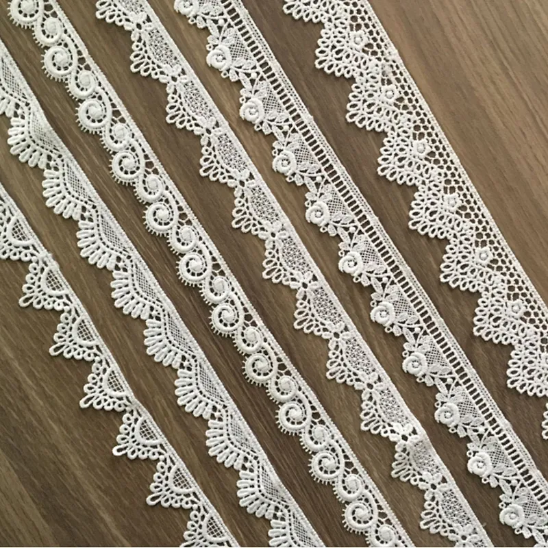 hot sale french chemical lace polyester nylon lace trim wholesale for bridal lace trim different width