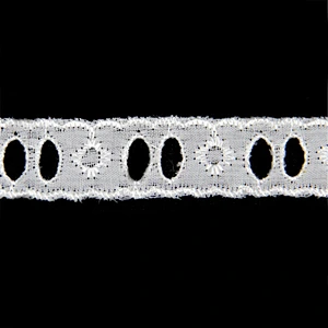 2CM 2018 New Lace Embroidery TC Polyester Cotton Lace for Decoration