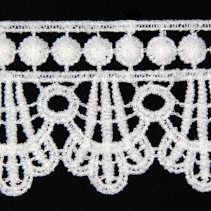 4cm Multiple Purposes Mixed Milk Yarn Chemical Lace