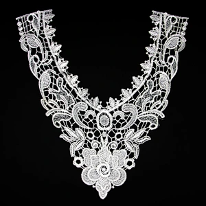 15cm Printing Elegant New Flower Pattern Polyester Collar Lace