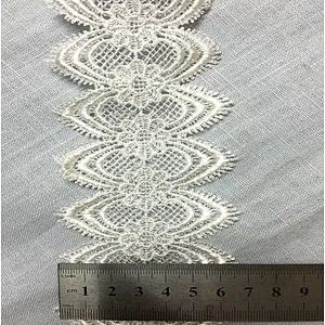 hot selling french polyester lace trim for lace dress