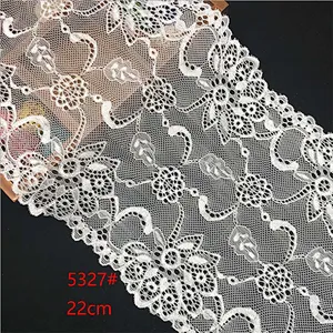 New fashion hot sale different styles black&white french eyelash floral lemo lace