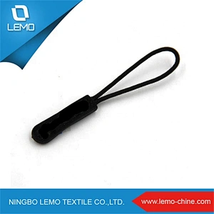 OEM / ODM Moulding Zipper Puller embossed zip lock string