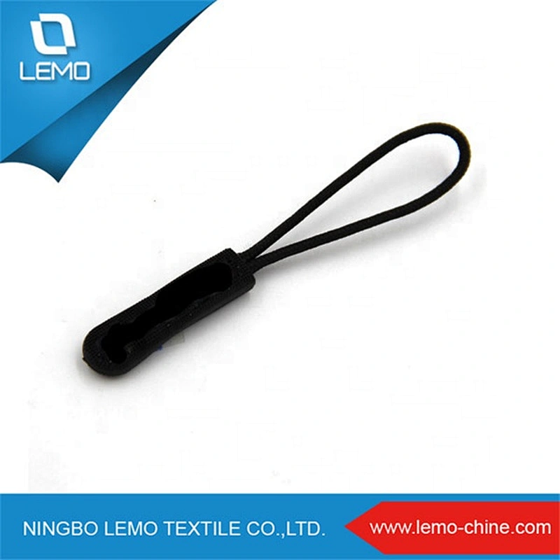 OEM / ODM Moulding Zipper Puller embossed zip lock string