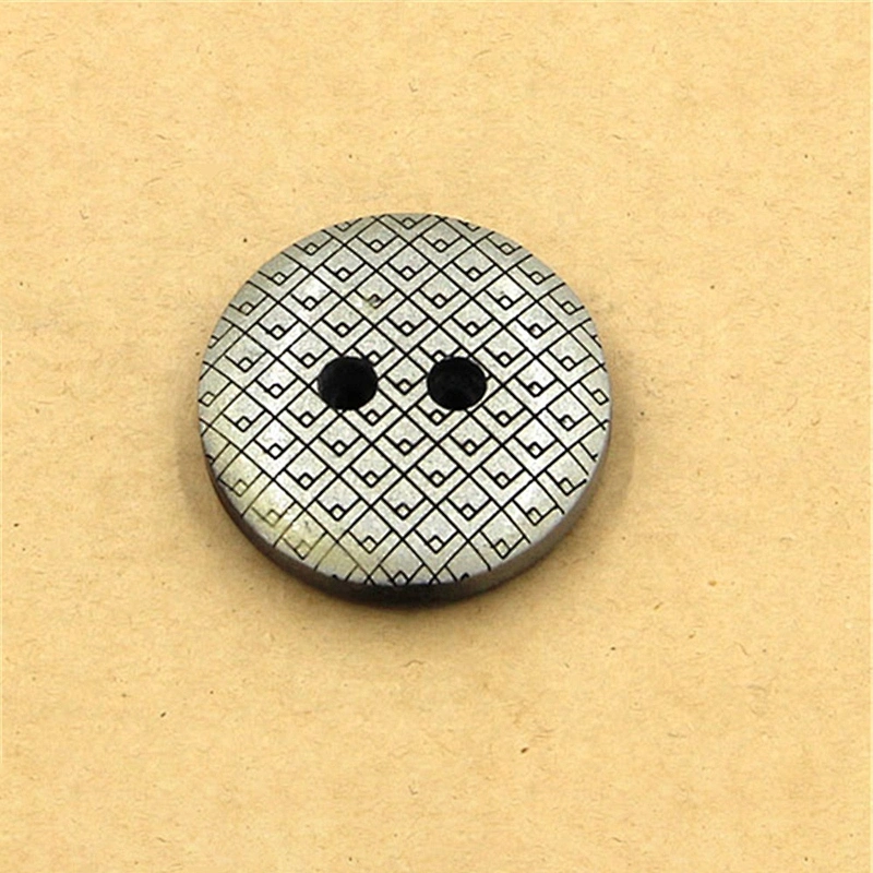 Wholesales 2 Holes Square metal Shirt Button