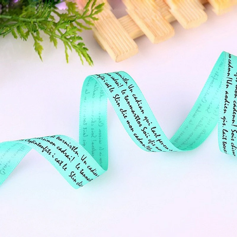 Custom Printed Elastic Satin Ribbon