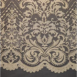 African Embroidery Mesh Net Lace Fabric For Fashion Dress