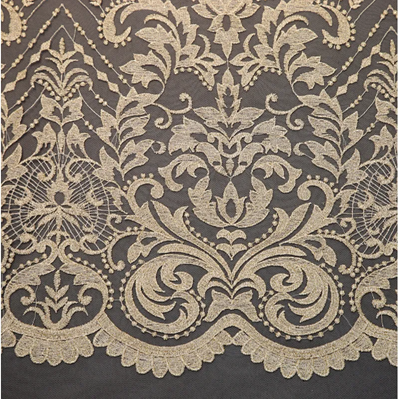 African Embroidery Mesh Net Lace Fabric For Fashion Dress