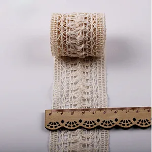 Promotional african multi-size cotton lining lace trim