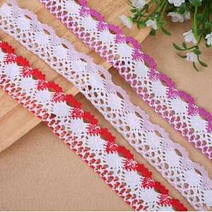 African Multicolor 4CM 100% cotton lace
