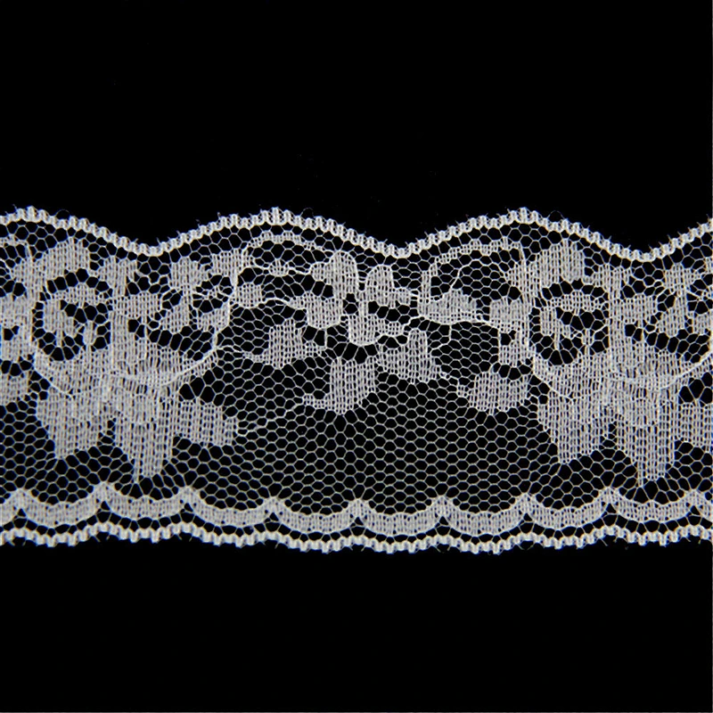 3.2CM Nylon Spandex Voile Lace Fabric