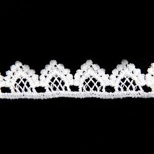 1.6CM  Water Soluble 100% Polyester Embroidery Border lace
