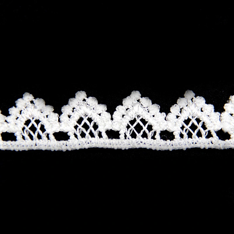 1.6CM  Water Soluble 100% Polyester Embroidery Border lace