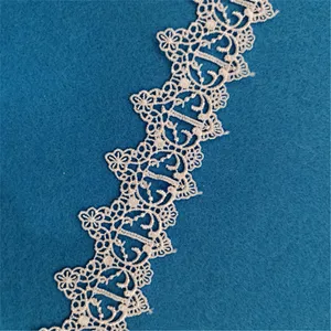 15yard  2cm Chemical Embroidery  Polyester Lace for Cloth