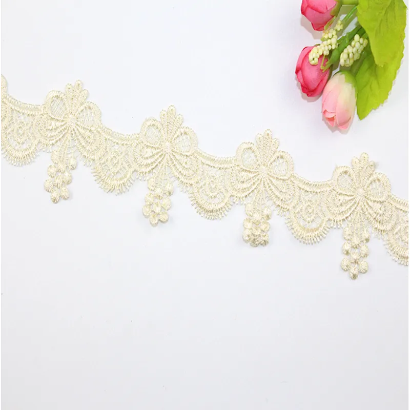 African Multicolor 4CM polyester underwear lace trim