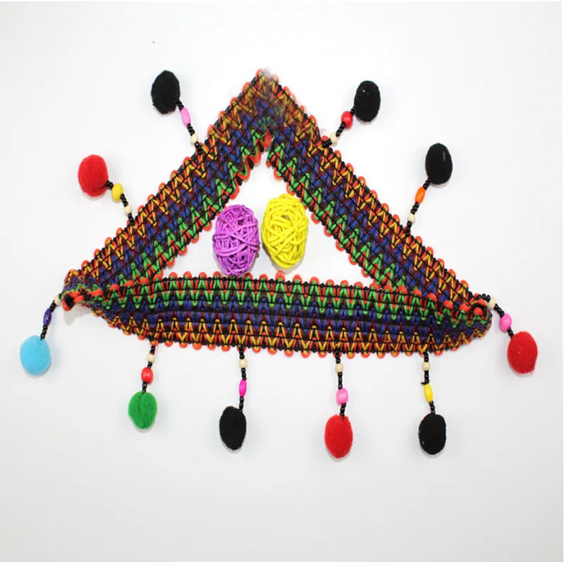 wholesale 7.5 cm  more colors curtain thin tassel lace trim