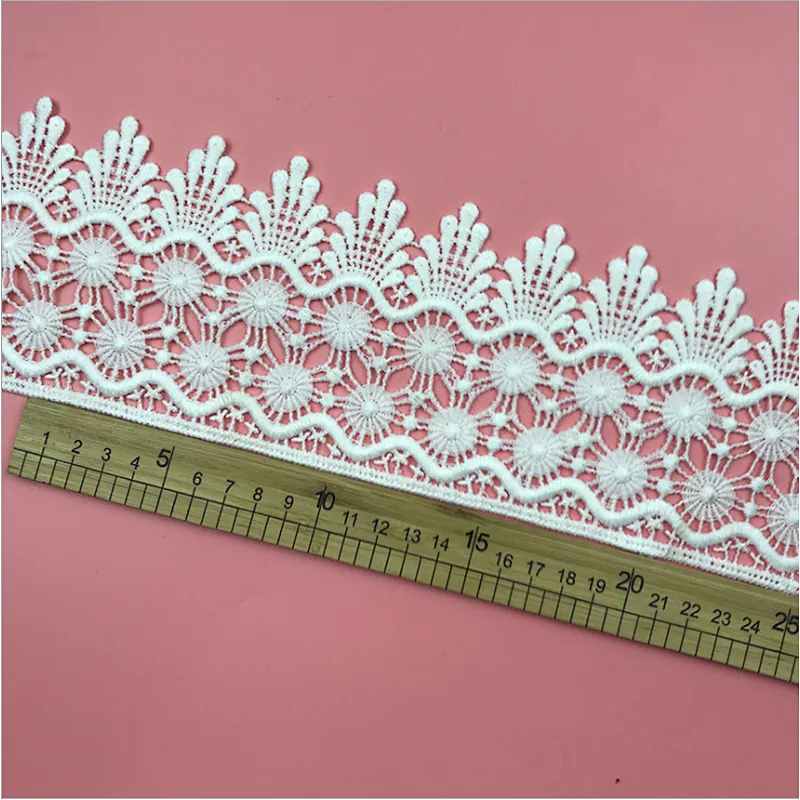 Hot sale french different design hollow lace Garment home Mesh designs polyester embroidery lace for dress