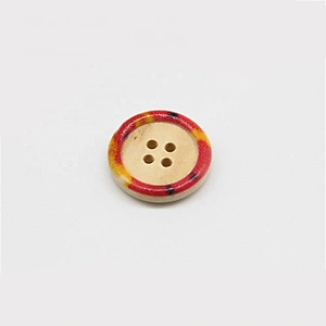 DIY Natural Wooden Animal Button For Garment Decoration