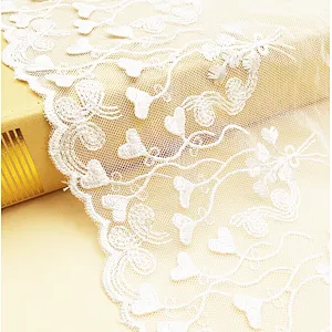 2019 fashion french tulle lace net lace fabric polyester embroidery