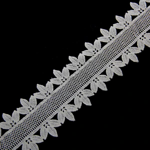 10cm Global Shape Chemical Bridal Embroidery Lace Fabric