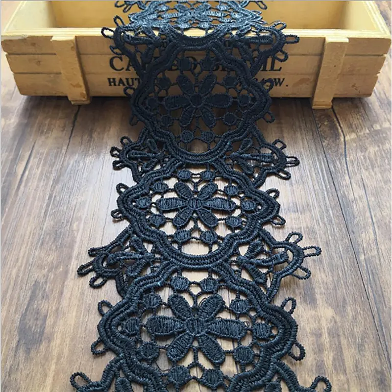 5.5cm Embroidered Guipure Lace Trim