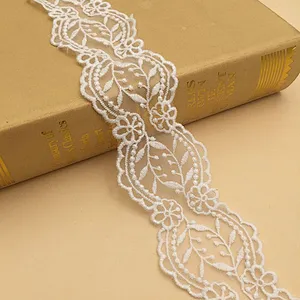 2019 china high quality100%  cotton net lace