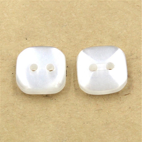 Garment Accessories Factory Wholesale Clothing square shape Shirt Button