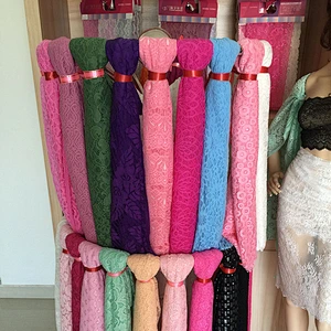 High Quality Fashionable Knitted Elastic Stretch Spandex Lace