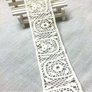 2019 embroidery african lace fabric chemical  lace trim for women dress