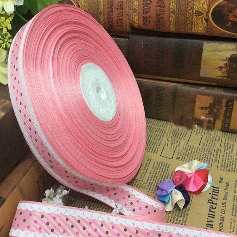 Export Printed Colorful Grossgrain Ribbon