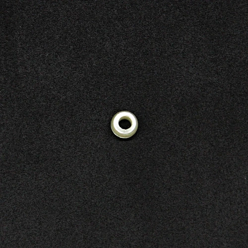 Silvery Round with One Hole 5mm Plastic Pearl Beads