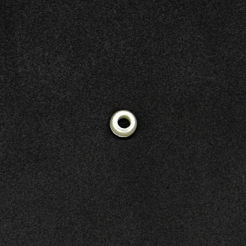 Silvery Round with One Hole 5mm Plastic Pearl Beads