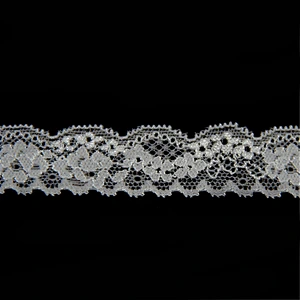 2.5CM Swiss Nylon Spandex Lace Fabric for Bralette