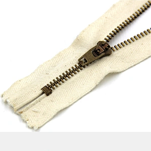 3#4#5# Manufacturing Metal Brass Zipper