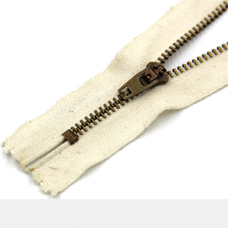 3#4#5# Manufacturing Metal Brass Zipper