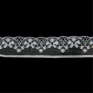 2.3cm Lingerie Stretch Spandex Lace Trimming with Flower Design