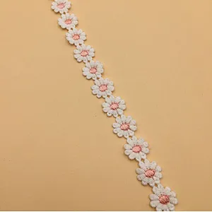 lace fabric flower chemical lace trim for lace dress
