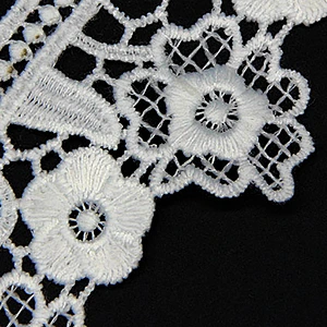 6cm Assorted Fresh Flower Patterns Milk Yarn Chemical Lace
