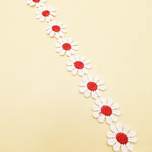 lace fabric flower chemical lace trim for lace dress