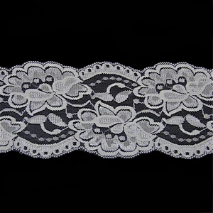 2.5cm Sexy Nylon Spandex Elastic Stretch Lace Trim