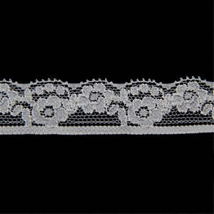 2.2cm Nylon Spandex Stretch Lace By DIY Handmade