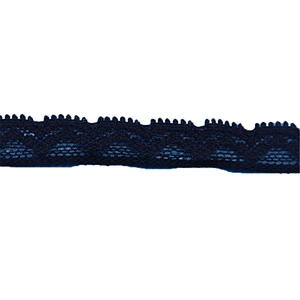 1.2cm Nylon Lycra Spandex Elastic Flower Lace Ribbon