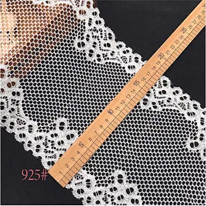 Fashion hot sale 18*100cm black&white french eyelash floral lemo lace