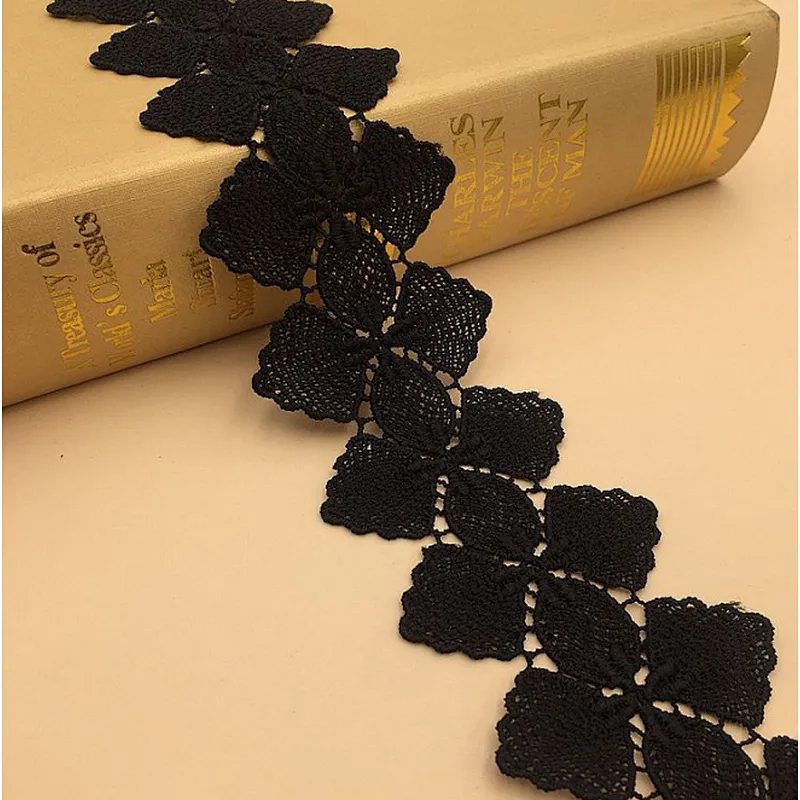 hot sale 5.5cm bridal fabric lace tirm cheap price organza chemical lace fabric for wedding dress